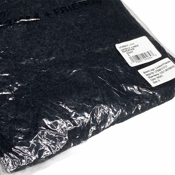 new Lovers + Friends ❤︎ Lovely Lines Knit Back Lace Up Sweater ❤︎ Night Black ❤︎ - Picture 10 of 16